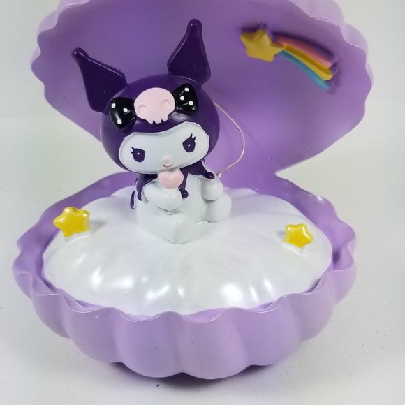 Sanrio  Kuromi Shell with rainbow, stars and cloud Led Night Light /Cake topper - Picture 16 of 16